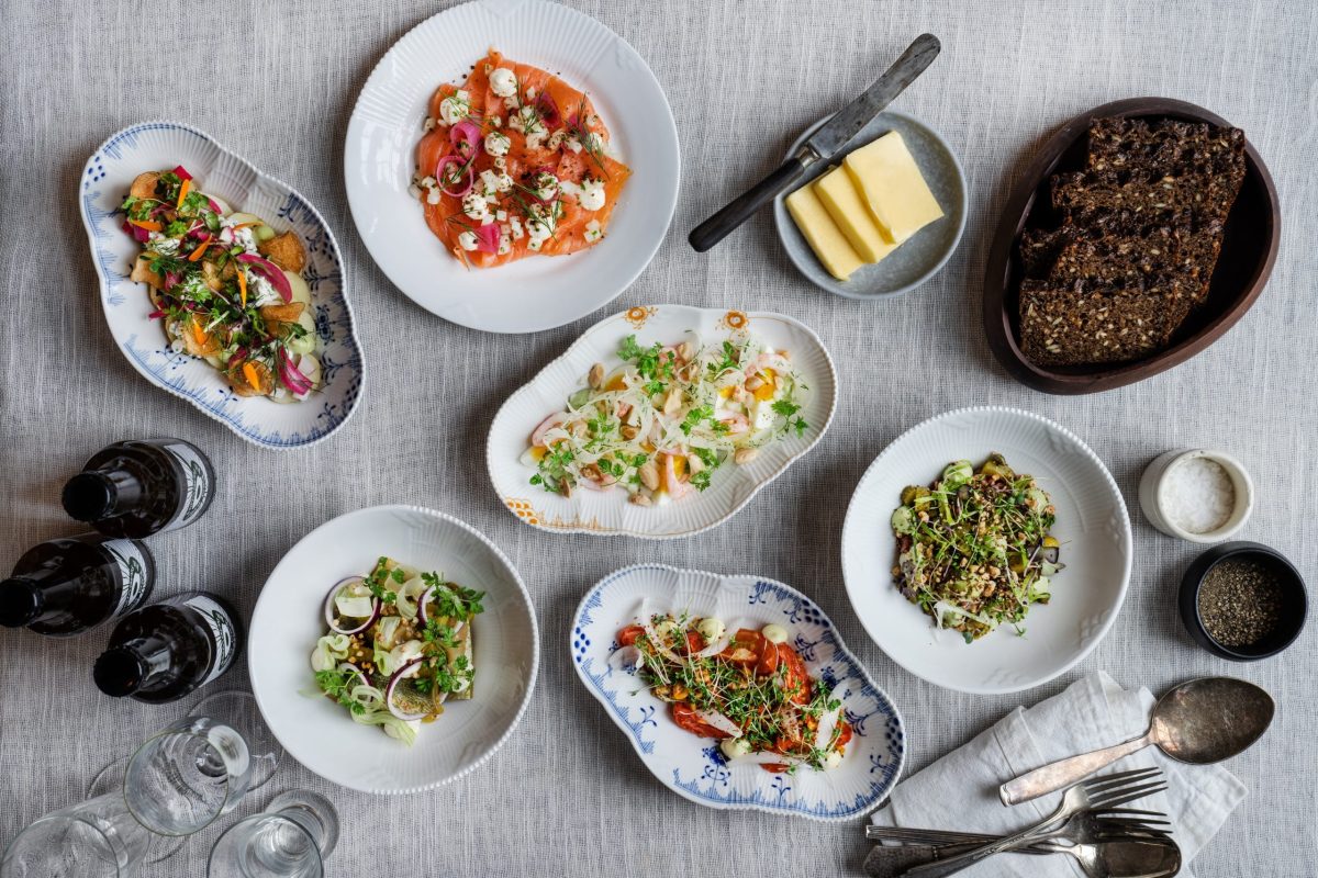 Aamanns buffet med lækre råvarer