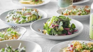 Lækker vegetar menu