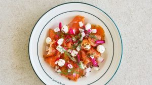 Menu tilvalg/ Laks